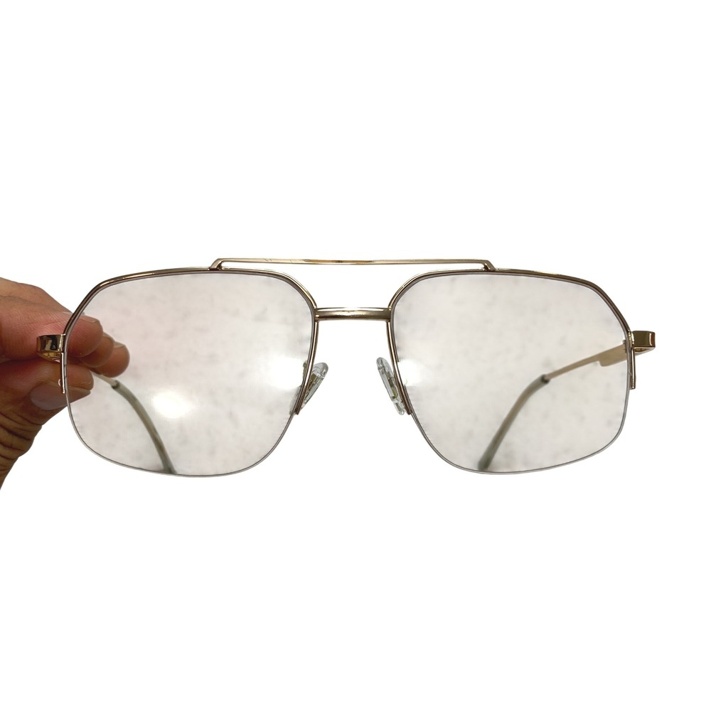 Sojos Aviator Glasses Blue Light Unisex OS Gold Retro Double Bridge UV400